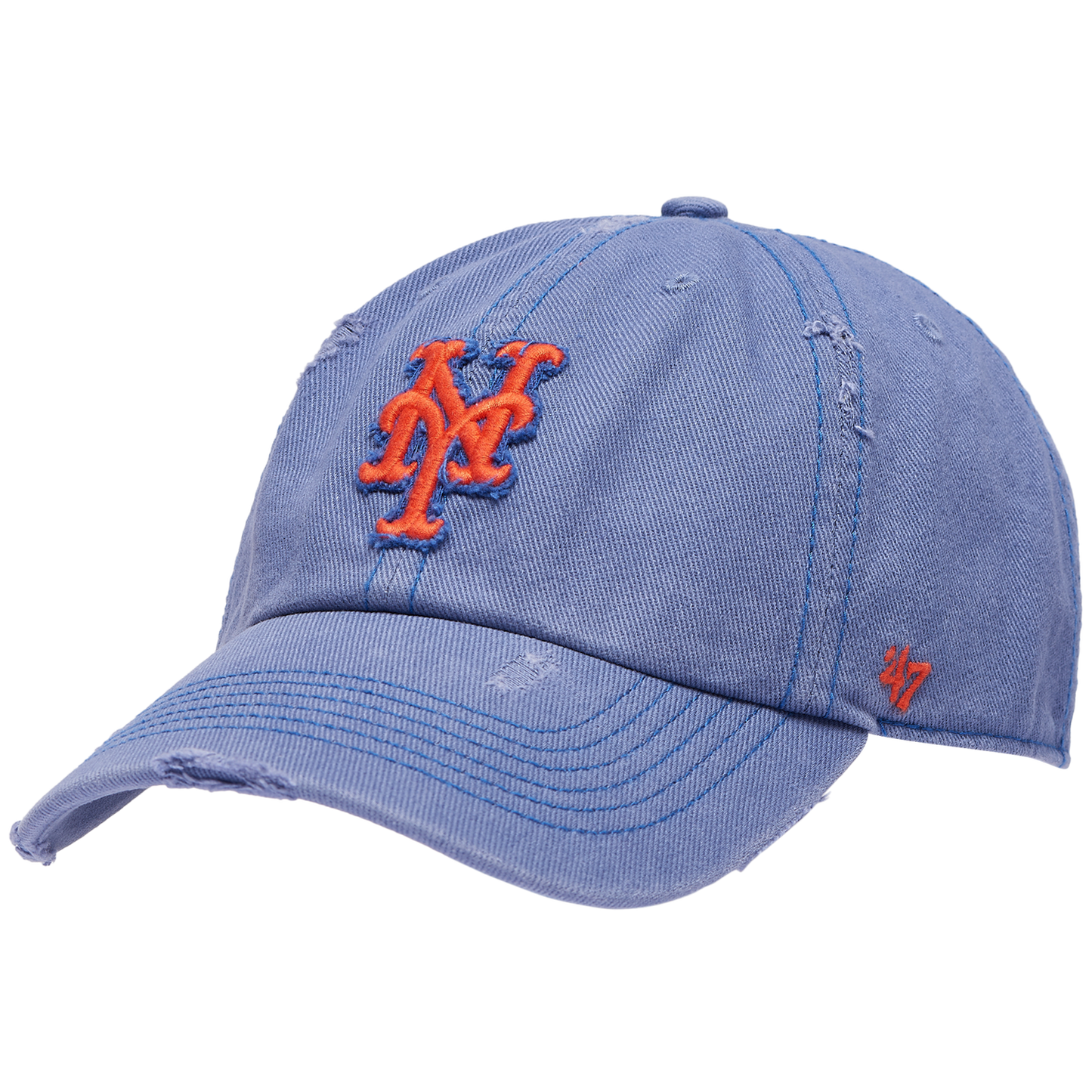 47 Brand Mets Weathered 47 Clean Up Cap - Men's - Blue/Multi