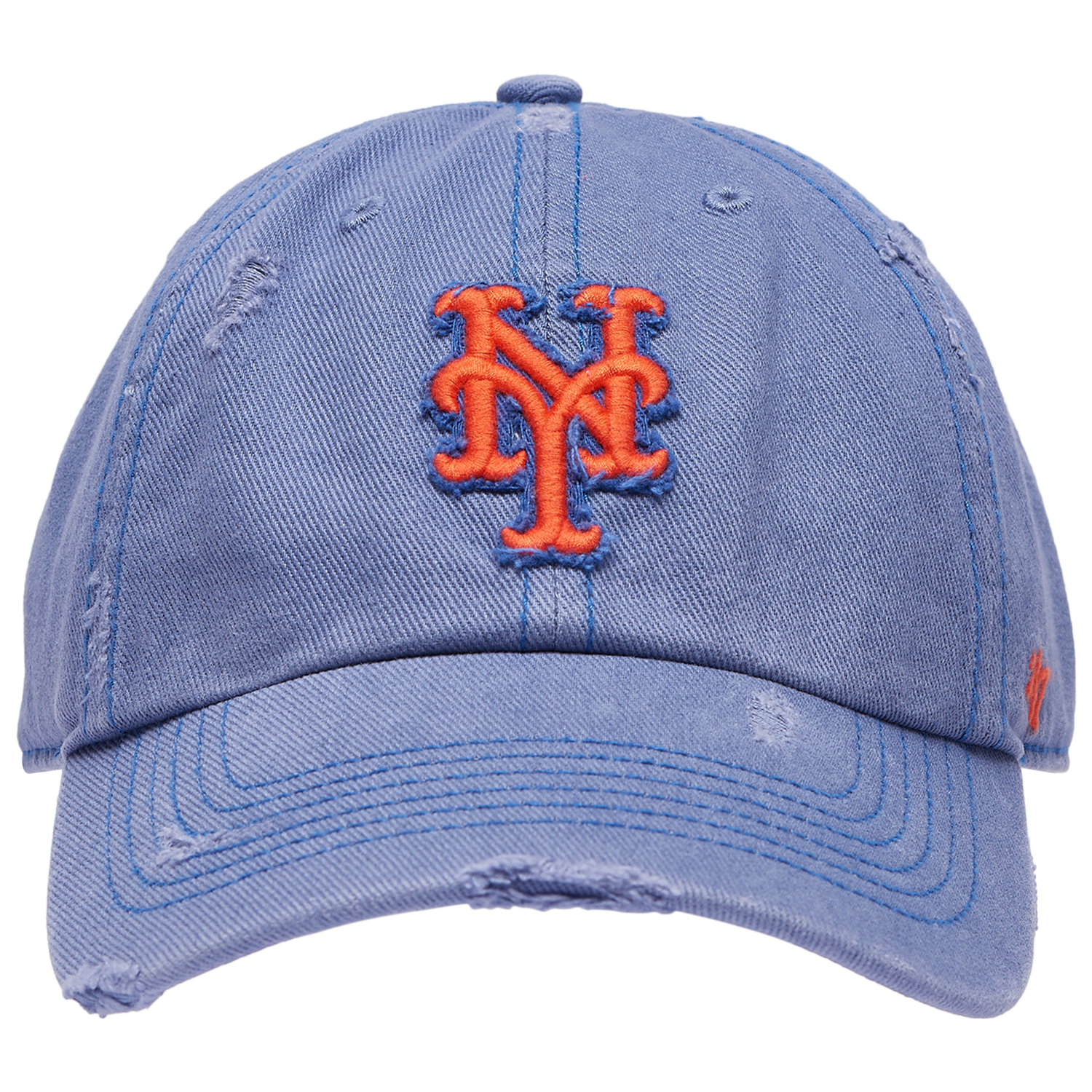 47 Brand Mets Weathered 47 Clean Up Cap - Men's - Blue/Multi