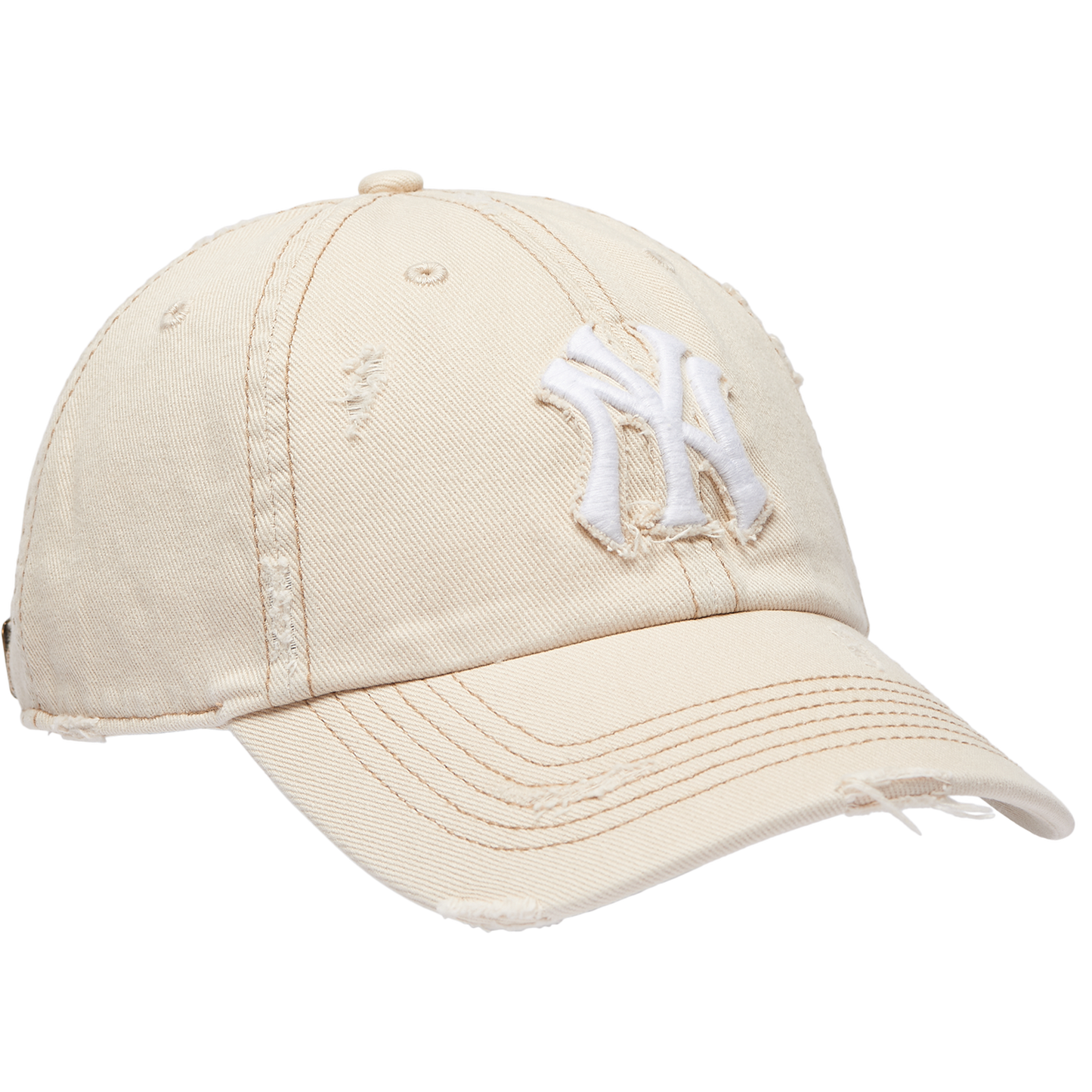 47 Brand Yankees Weathered 47 Clean Up Cap - Men's - Beige/Multi