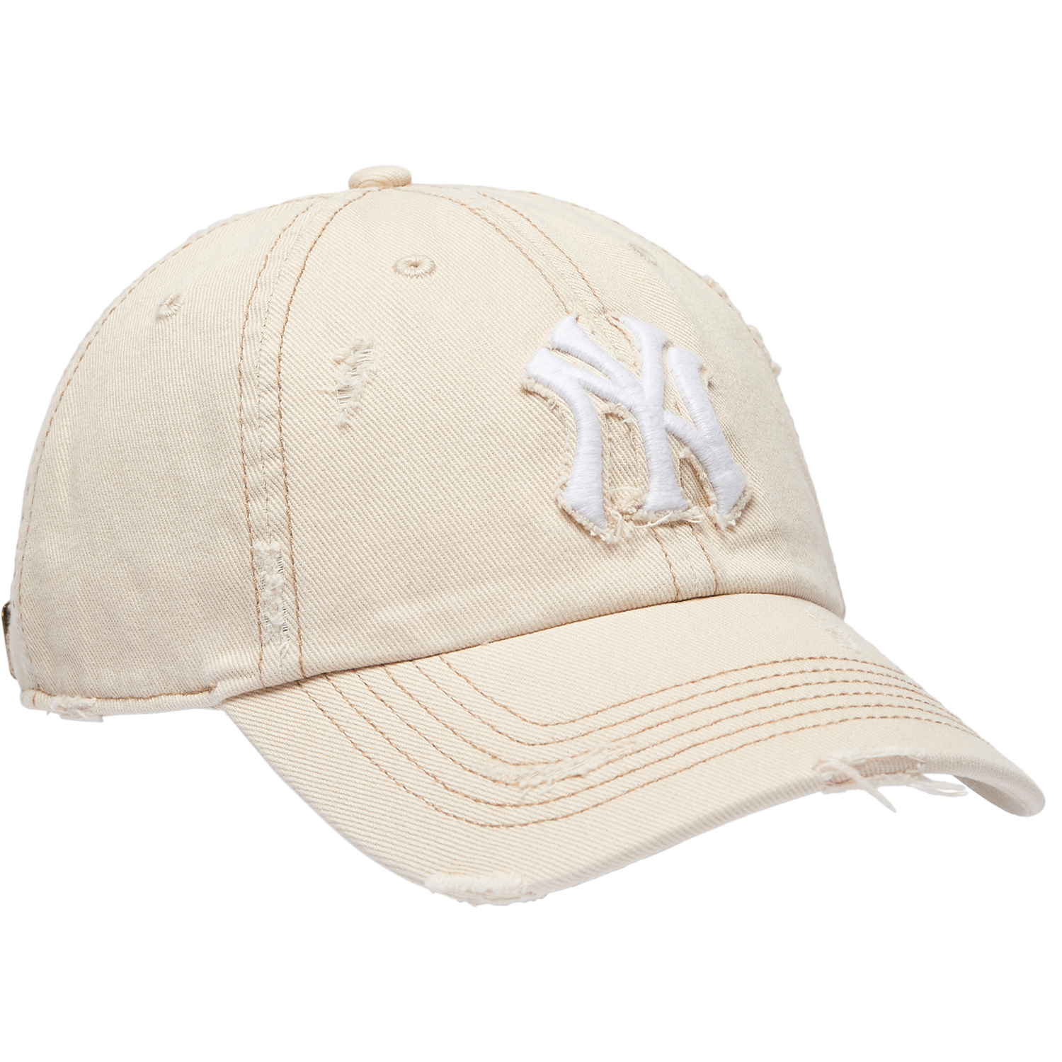 47 Brand Yankees Weathered 47 Clean Up Cap - Men's - Beige/Multi