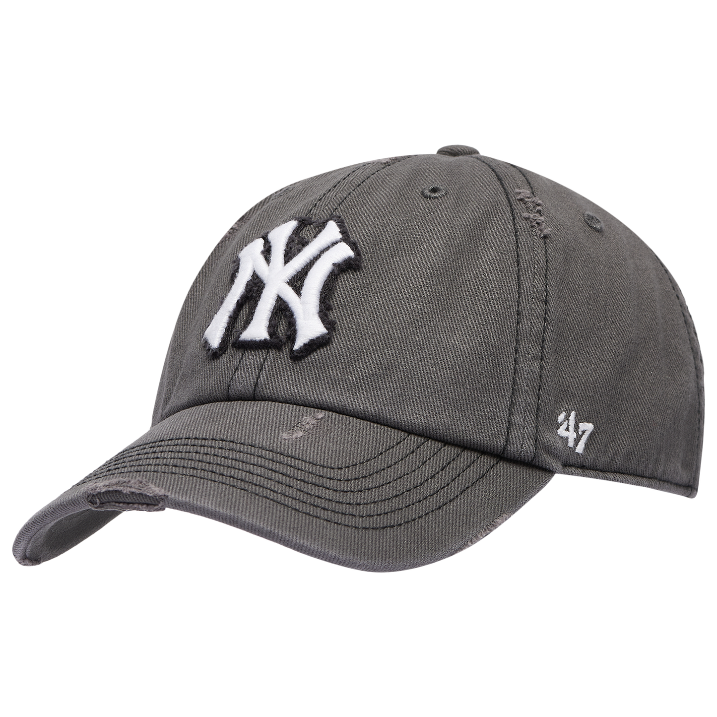 47 Brand Yankees Weathered 47 Clean Up Cap - Men's - Black/Multi