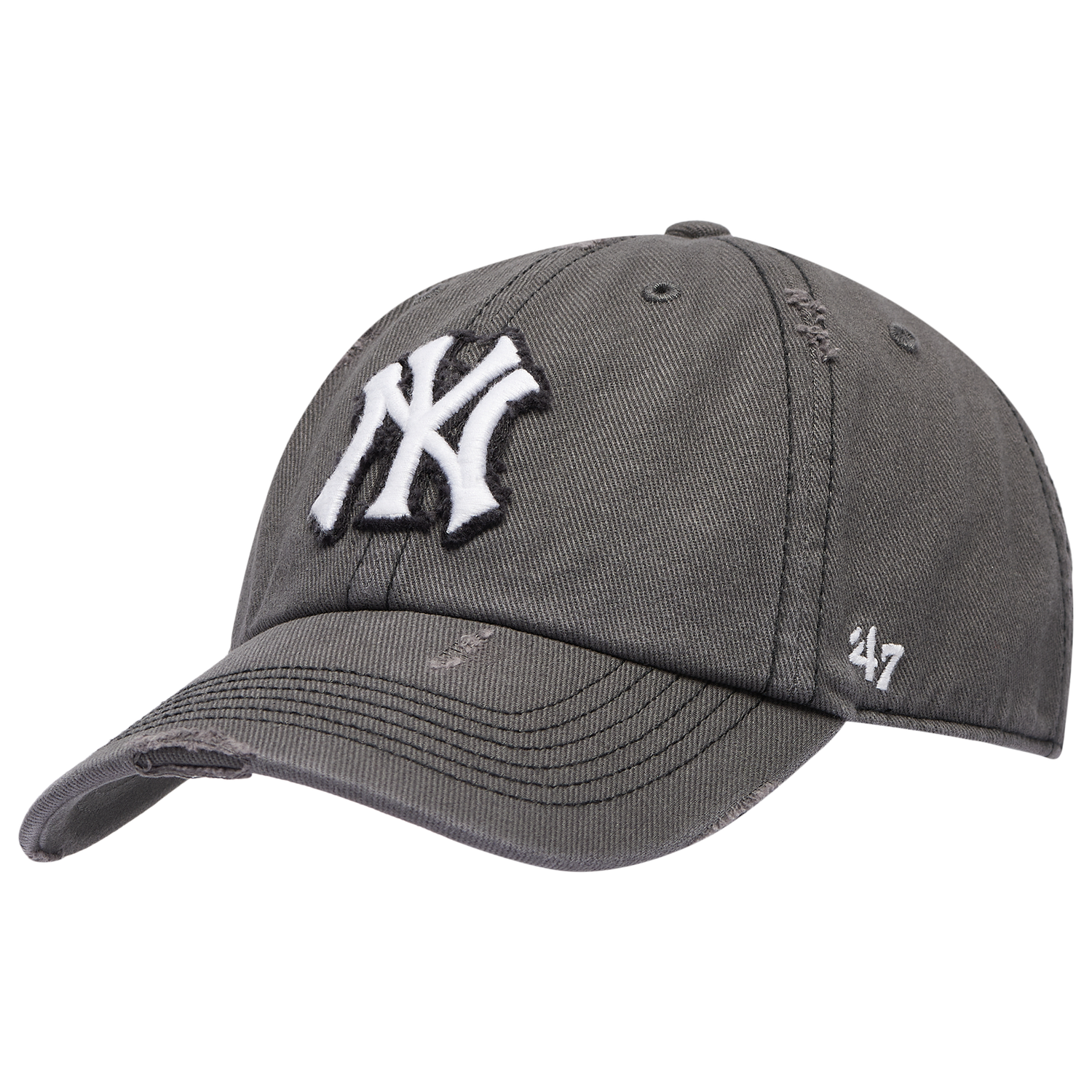 47 Brand Yankees Weathered 47 Clean Up Cap - Men's - Black/Multi