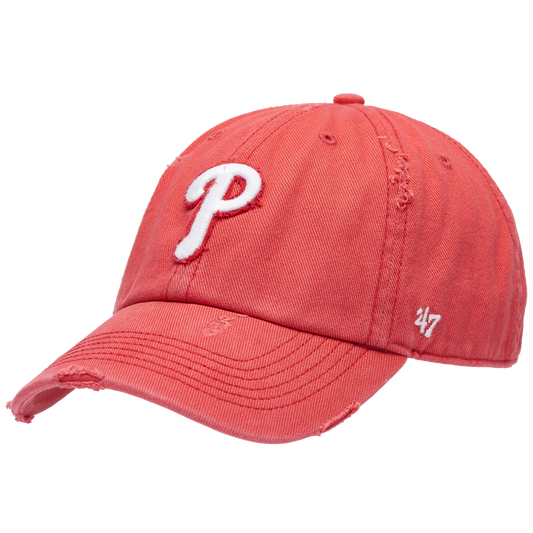 47 Brand Phillies Weathered 47 Clean Up Cap - Men's - Multi/Red