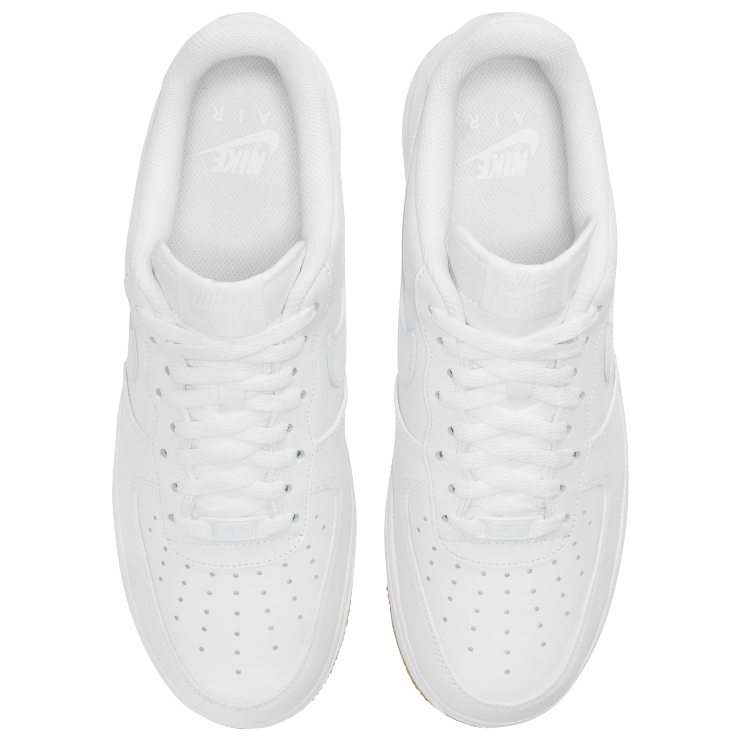 Nike Air Force 1 '07 - Men's - White/White/Brown