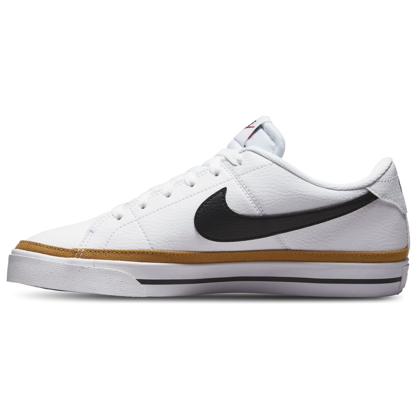 Nike Court Legacy Low - Women's - White/Black/Desert Orchre