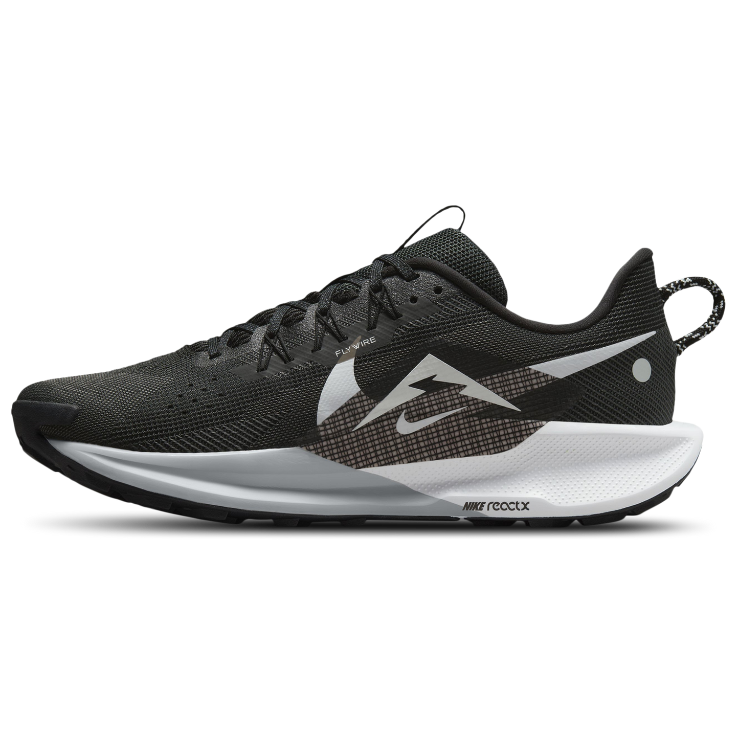 Nike Reactx Pegasus Trail 5 - Men's - Black/White/Anthracite