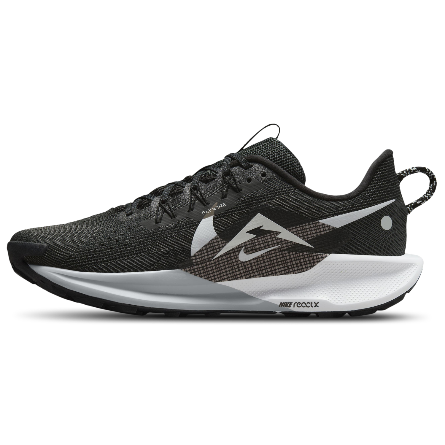 Nike Reactx Pegasus Trail 5 - Men's - Black/White/Anthracite
