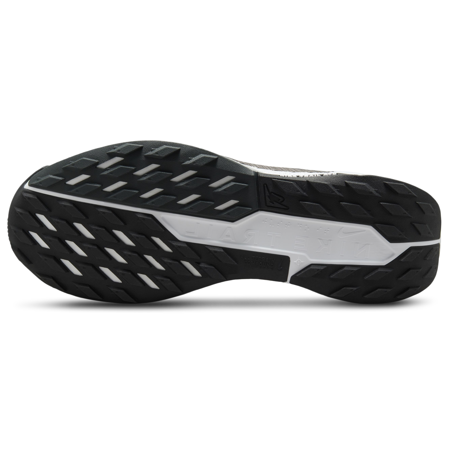 Nike Reactx Pegasus Trail 5 - Men's - Black/White/Anthracite