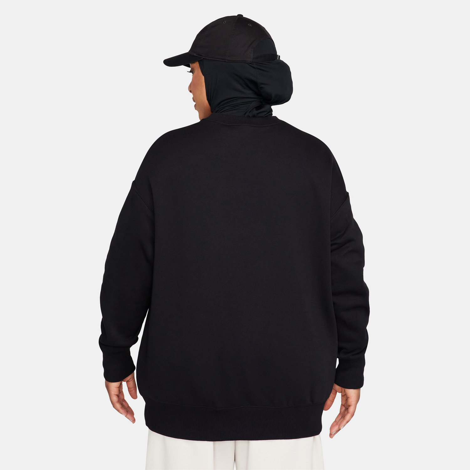 Nike Phoenix OS Fleece Crew - Women's - Black/White