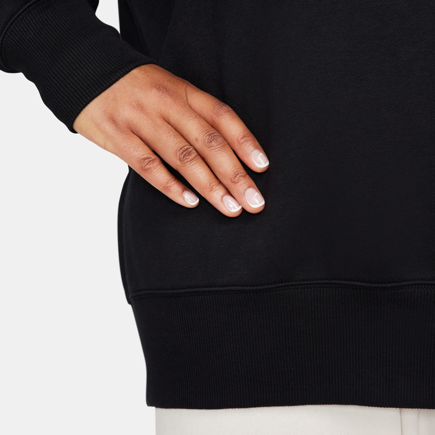 Nike Phoenix OS Fleece Crew - Women's - Black/White