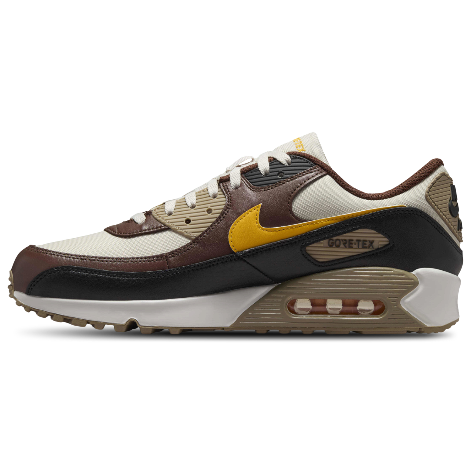 Nike Air Max 90 GTX - Men's - Lt Orewood Brown/Cacao Wow/Khaki