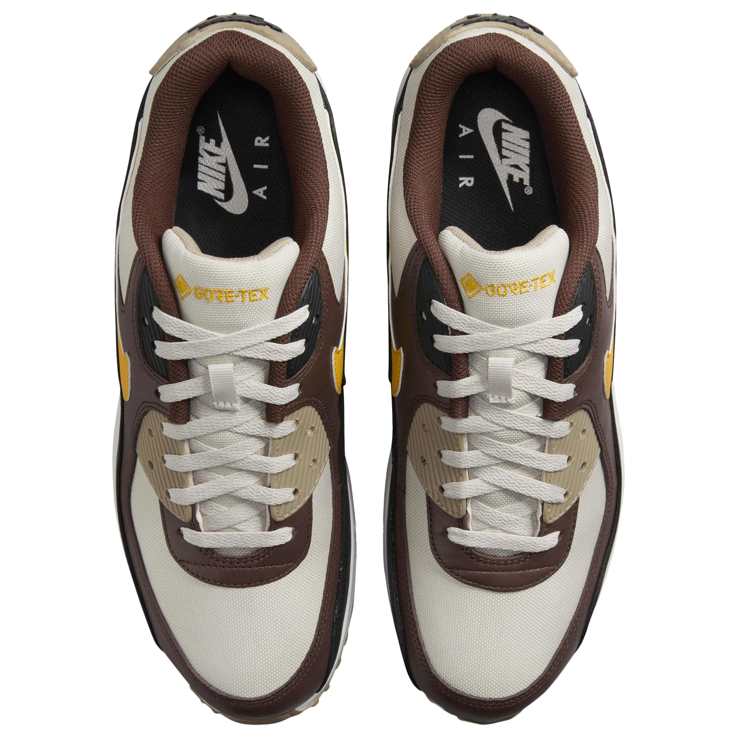 Nike Air Max 90 GTX - Men's - Lt Orewood Brown/Cacao Wow/Khaki