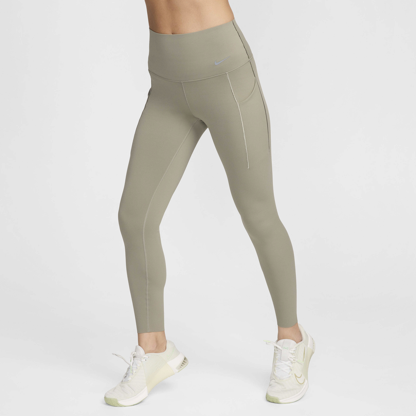 Nike Universal High Rise DF 7/8 Tight - Women's - Light Army/Black