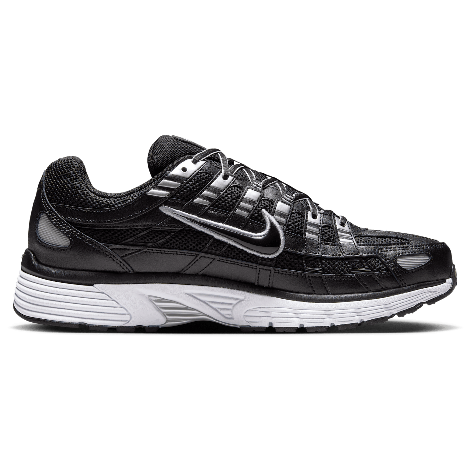 Nike P-6000 - Men's - Black/White/Mtlc Silver
