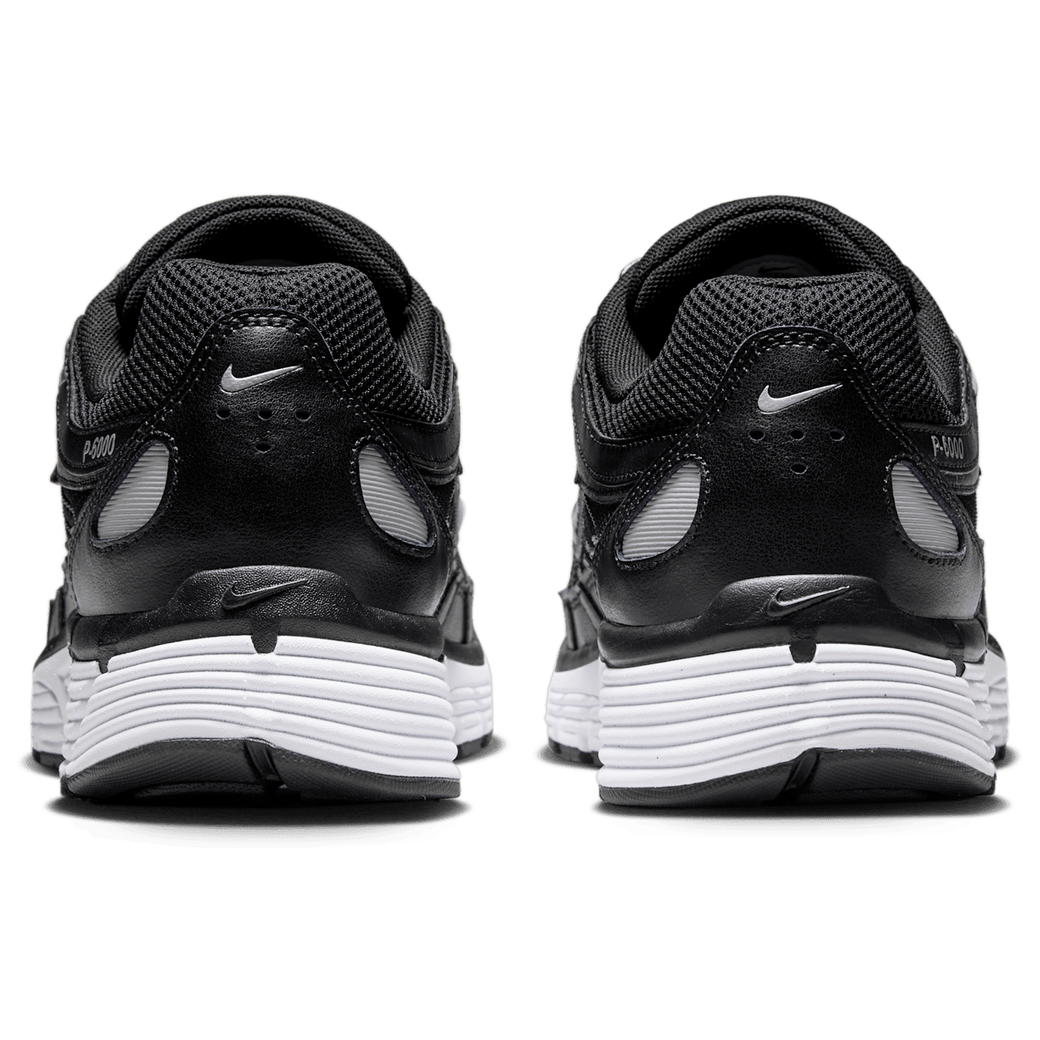 Nike P-6000 - Men's - Black/White/Mtlc Silver