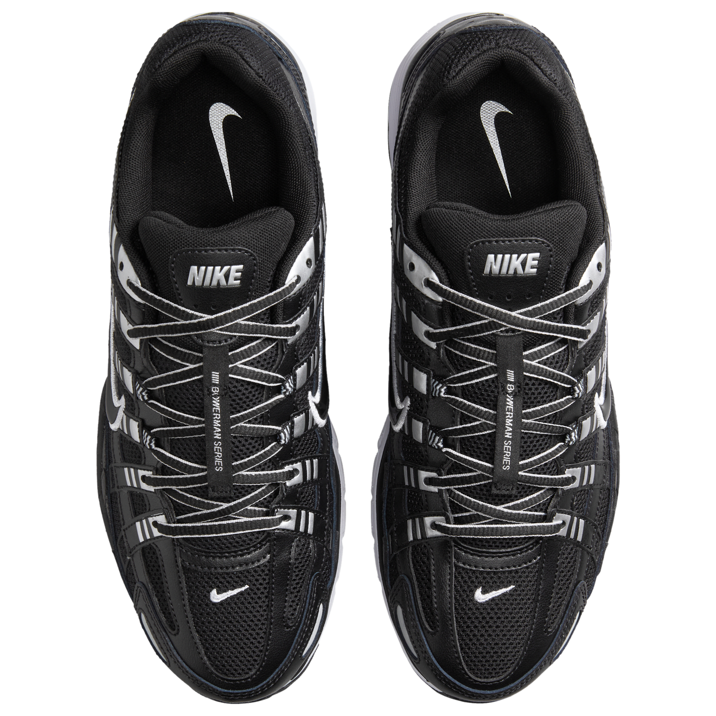 Nike P-6000 - Men's - Black/White/Mtlc Silver