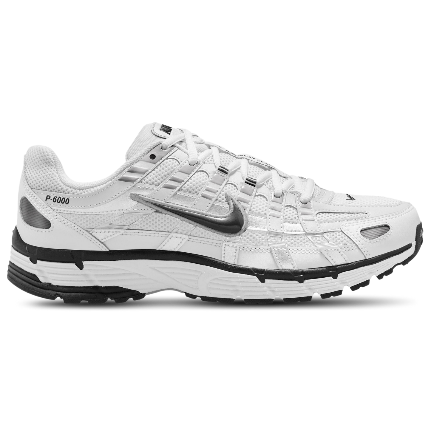 Nike P-6000 - Men's - White/Black/Silver