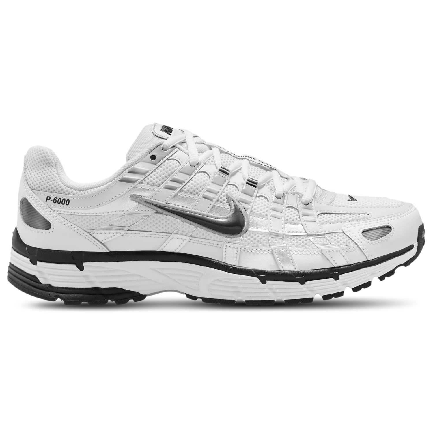 Nike P-6000 - Men's - White/Black/Silver