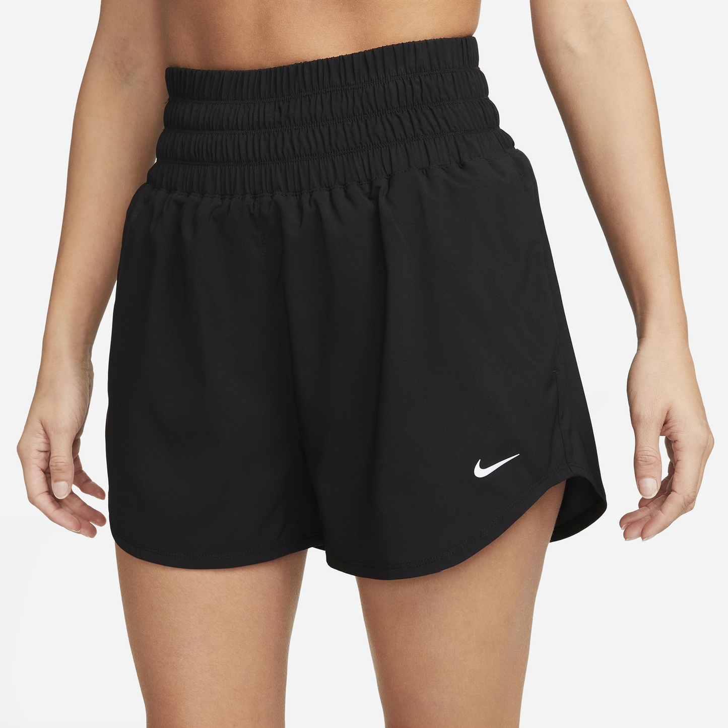 Nike One Ultra High Rise 3" DF Short - Women's - Black/Reflective Silver