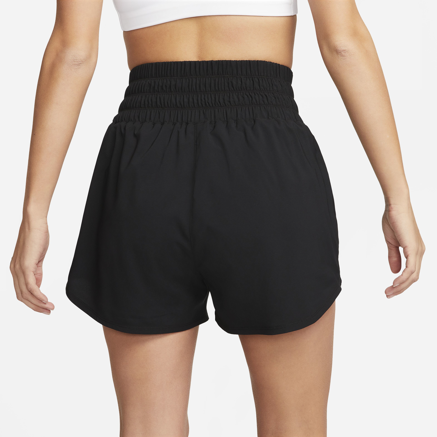 Nike One Ultra High Rise 3" DF Short - Women's - Black/Reflective Silver
