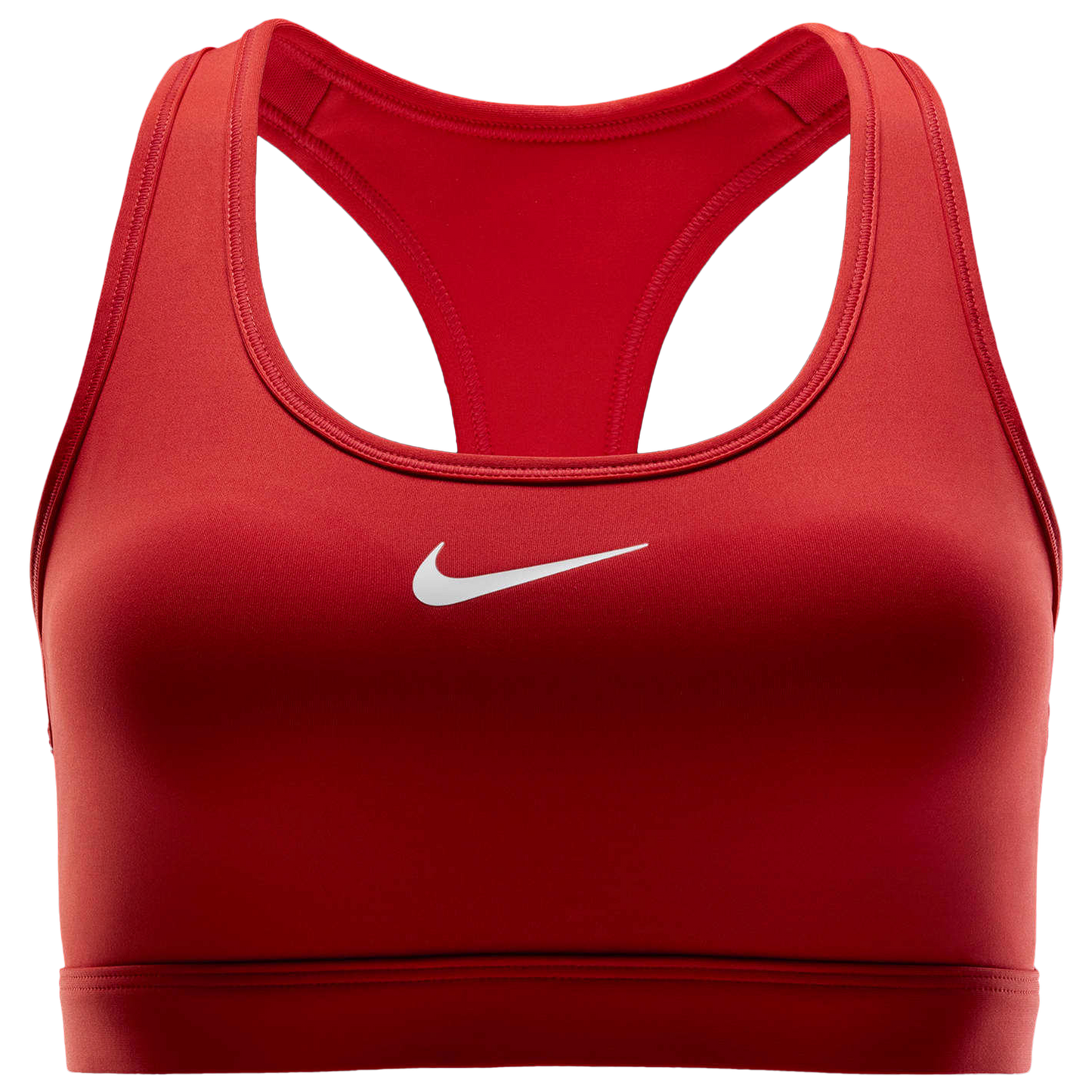 Nike Dri-FIT Swoosh Medium Support Bra - Women's - University Red/White