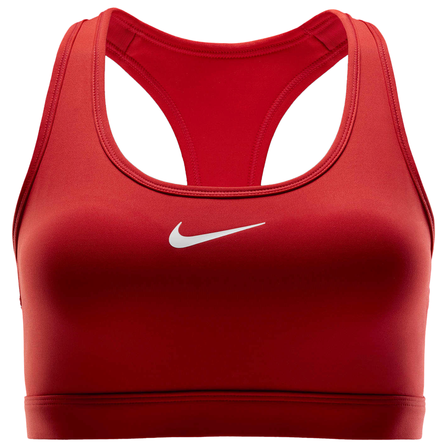 Nike Dri-FIT Swoosh Medium Support Bra - Women's - University Red/White
