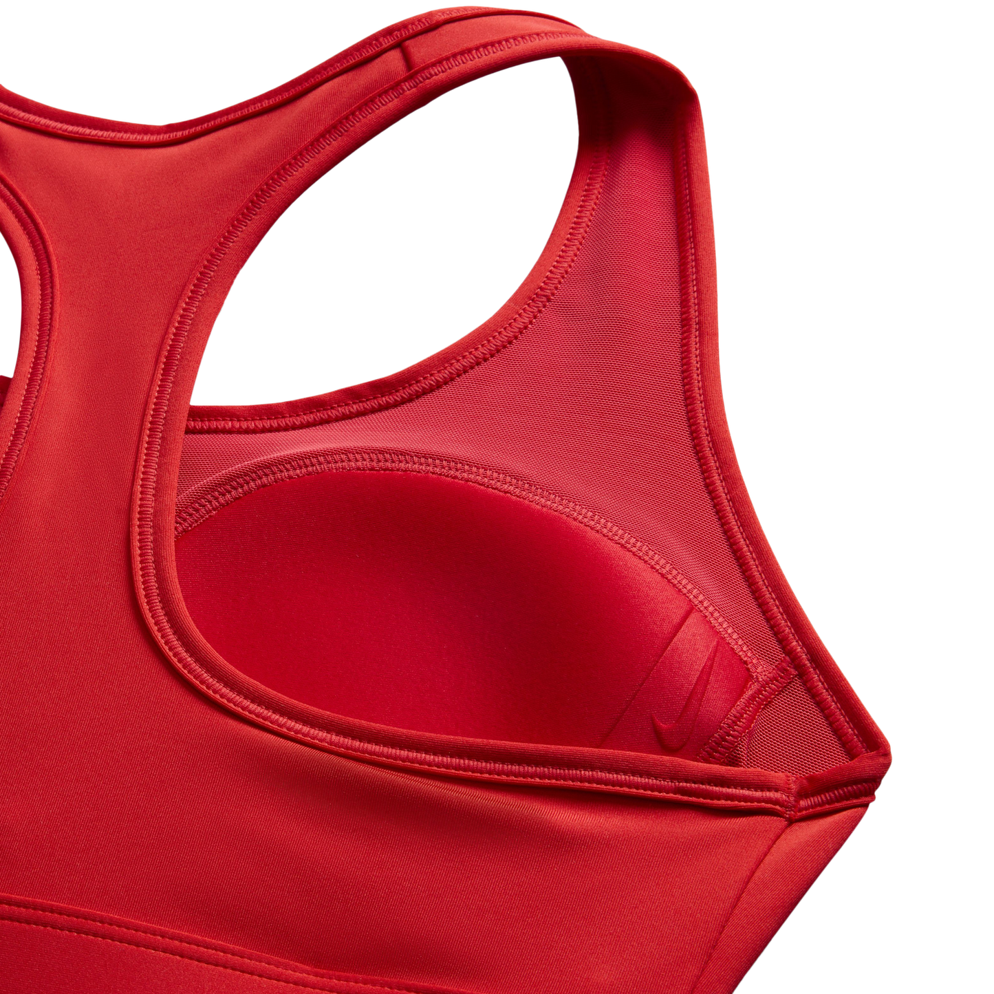 Nike Dri-FIT Swoosh Medium Support Bra - Women's - University Red/White