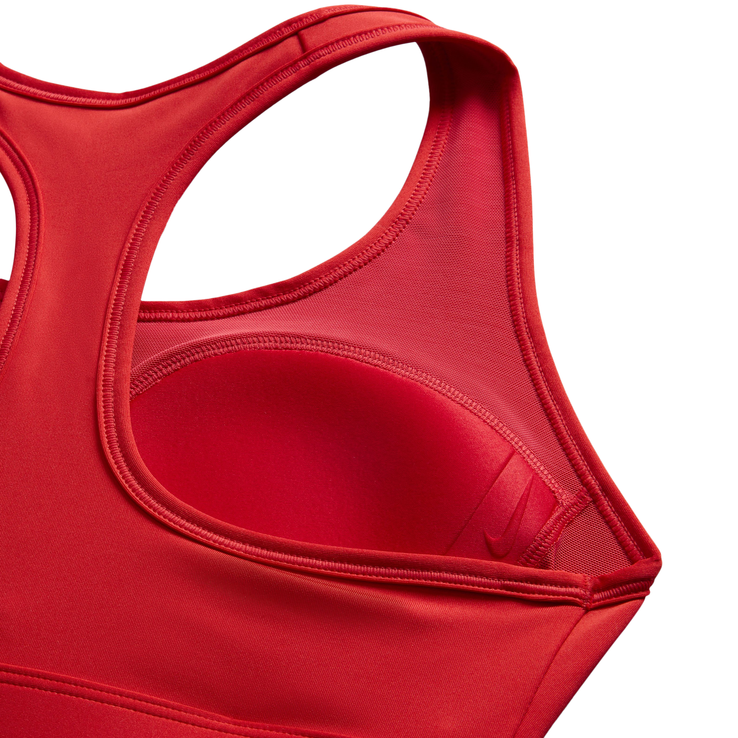 Nike Dri-FIT Swoosh Medium Support Bra - Women's - University Red/White