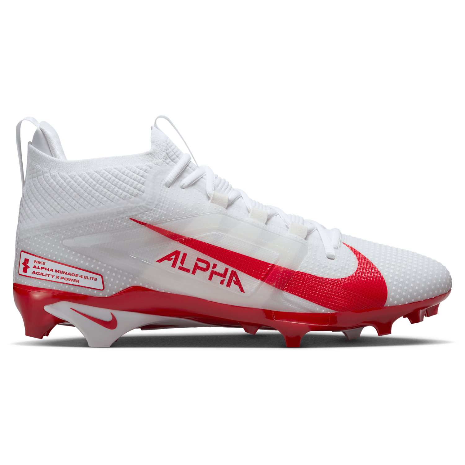 Nike Alpha Menace 4 Elite - Men's - Univ Red/White/Univ Red