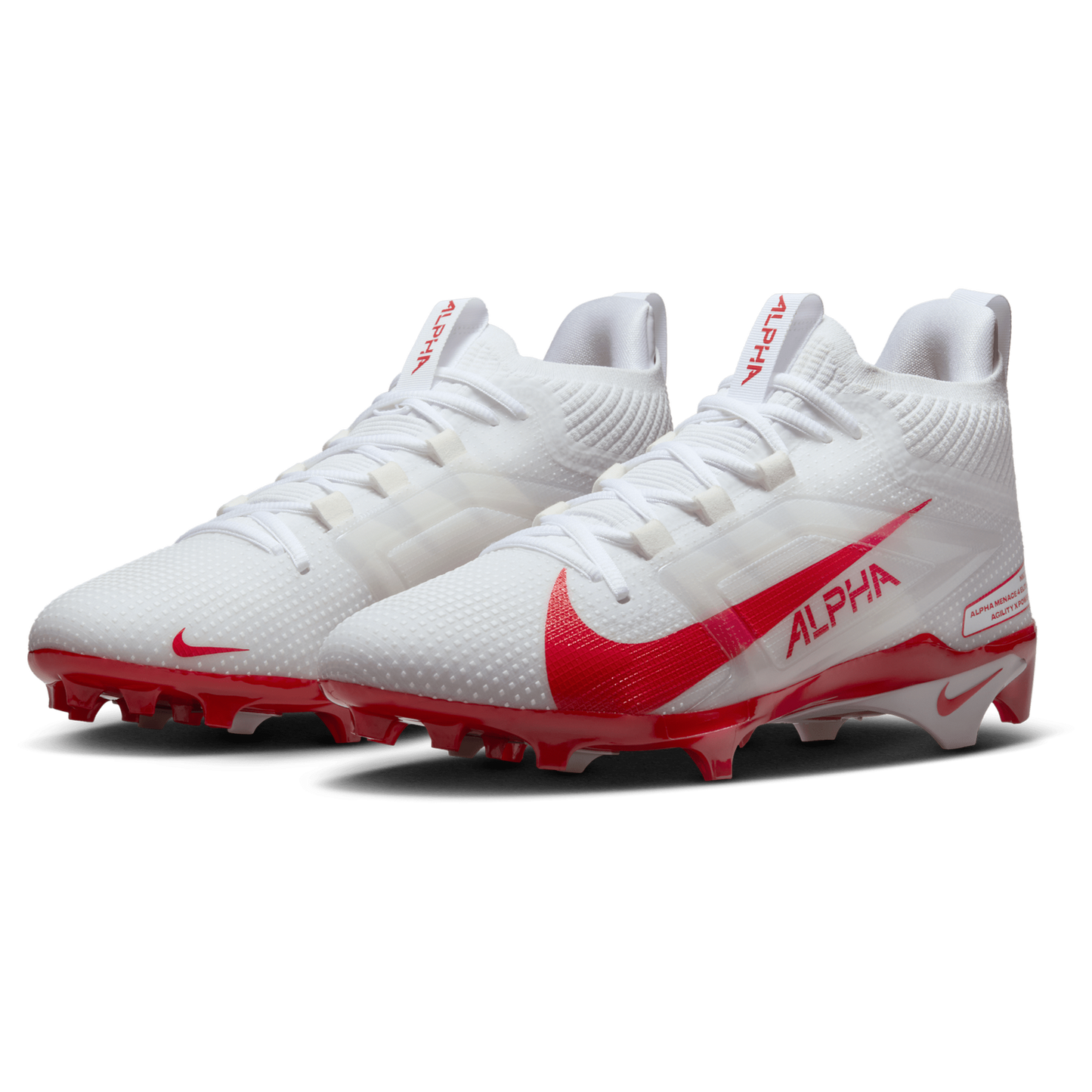 Nike Alpha Menace 4 Elite - Men's - Univ Red/White/Univ Red