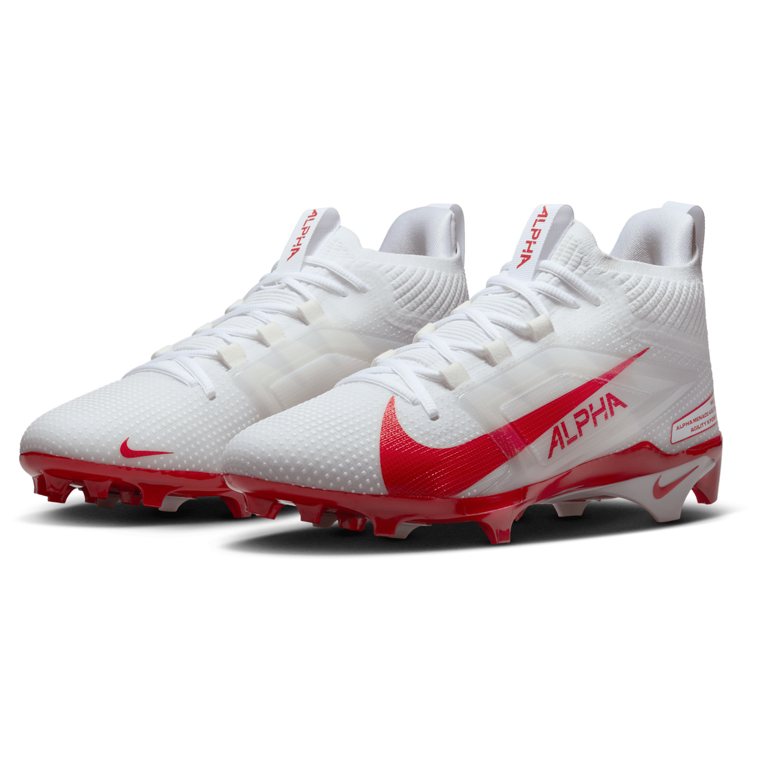 Nike Alpha Menace 4 Elite - Men's - Univ Red/White/Univ Red