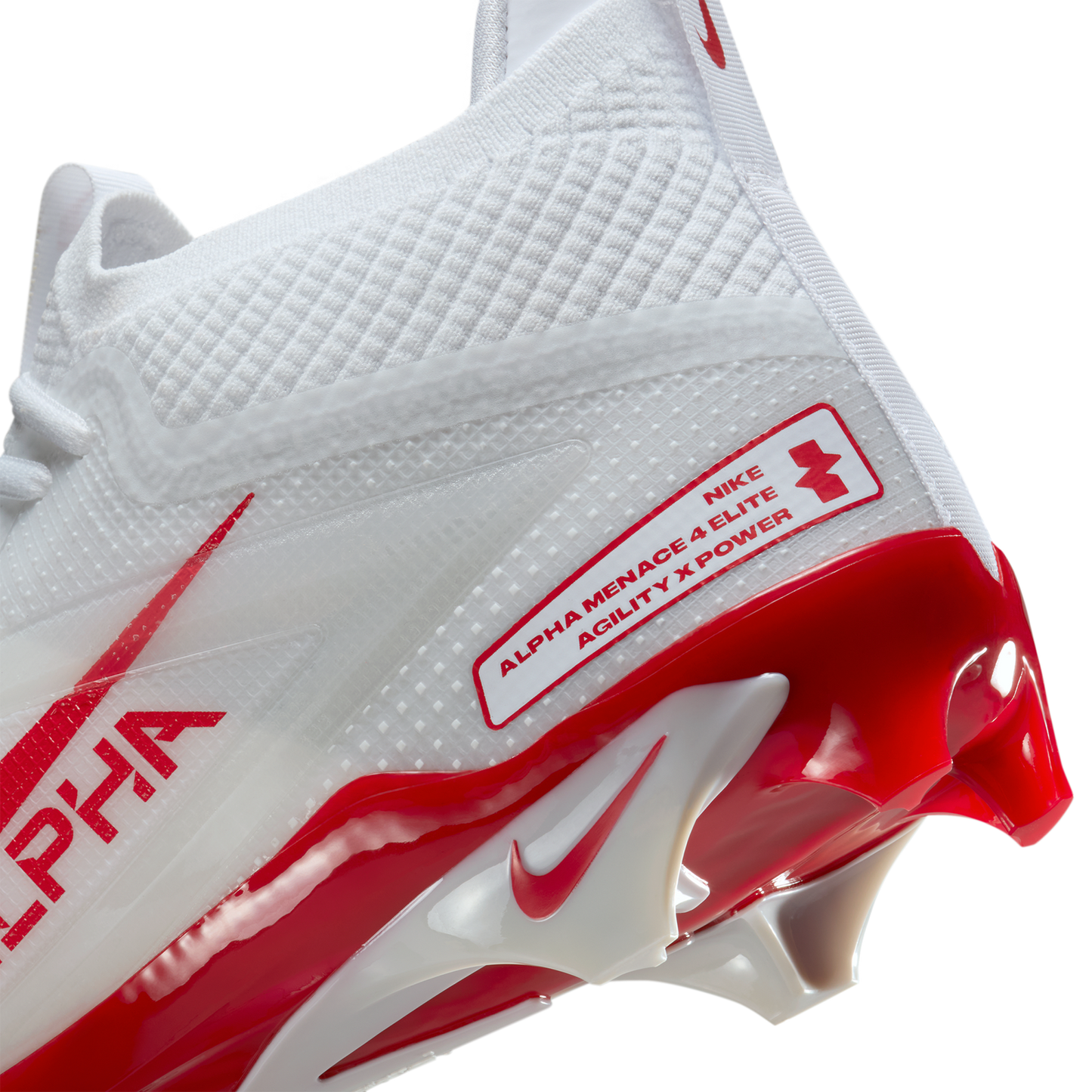 Nike Alpha Menace 4 Elite - Men's - Univ Red/White/Univ Red