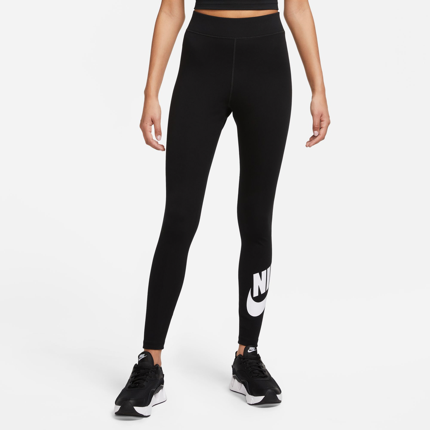 Nike NSW Classic Graphic HR Futura Tights - Women's - Black/White