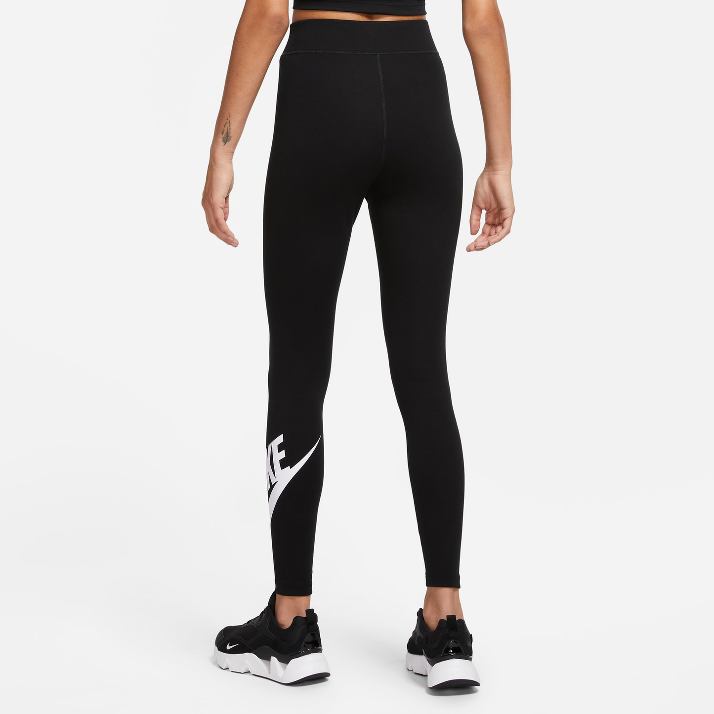 Nike NSW Classic Graphic HR Futura Tights - Women's - Black/White