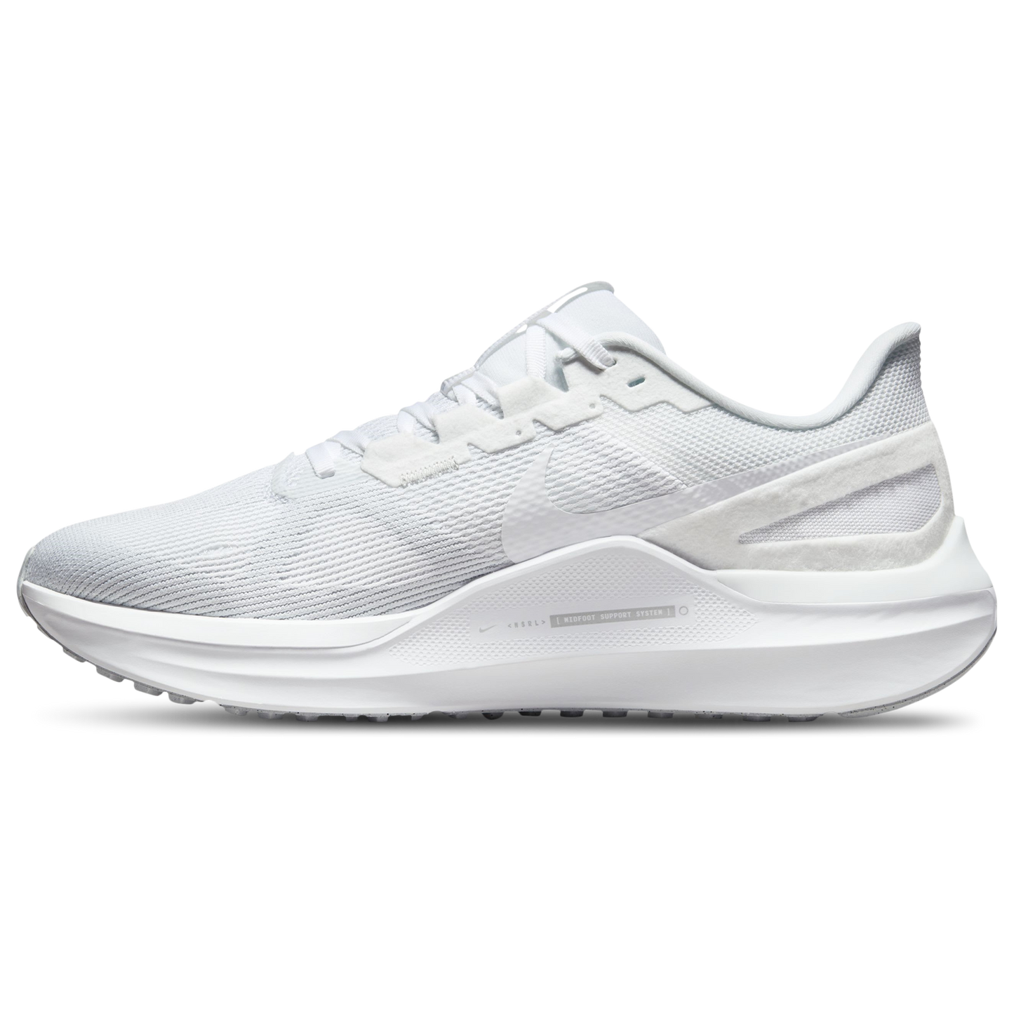 Nike Air Zoom Structure 25 - Men's - White/White/Pure Platinum