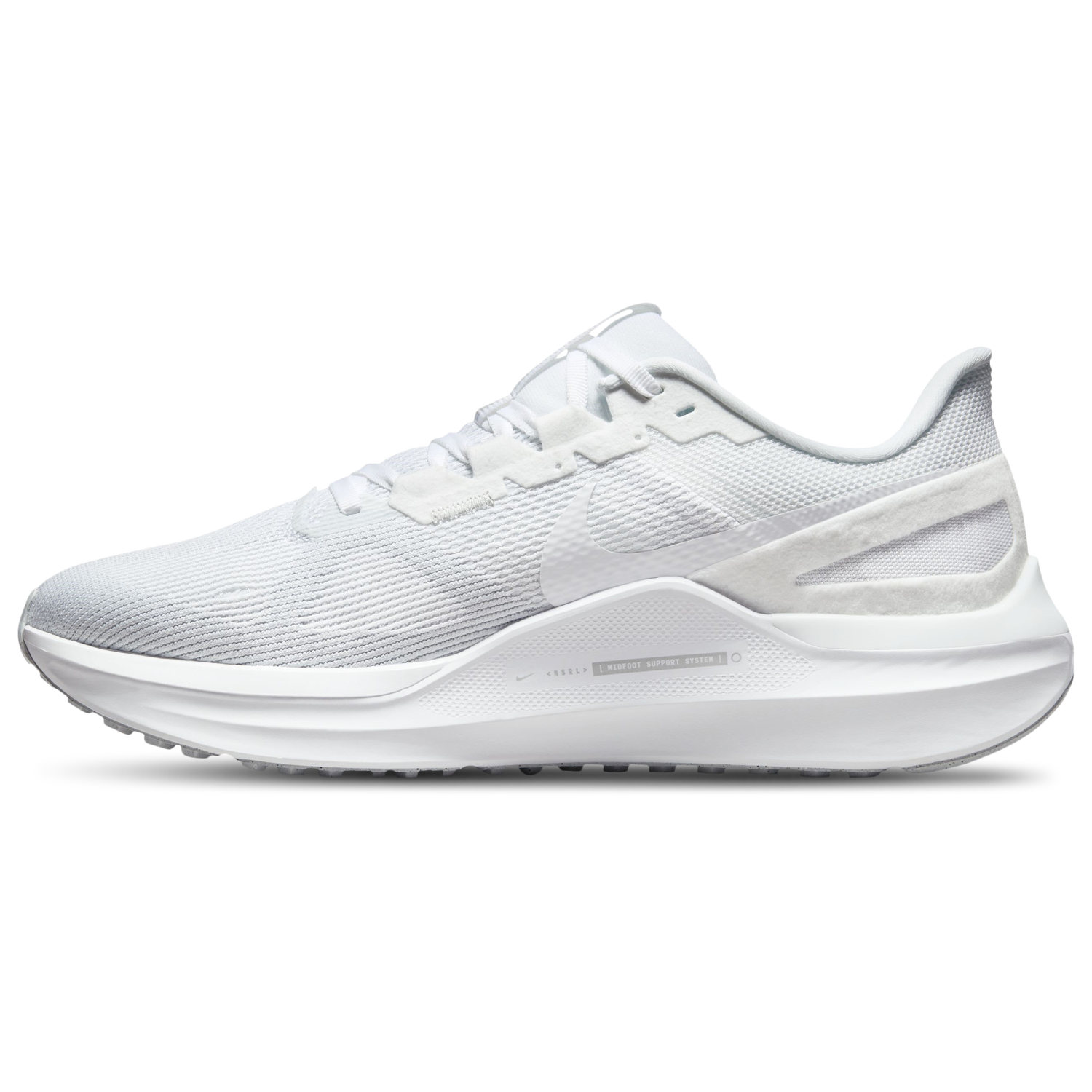 Nike Air Zoom Structure 25 - Men's - White/White/Pure Platinum