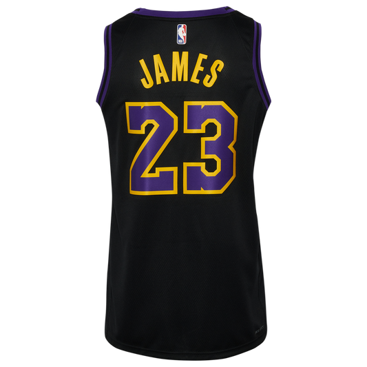 Nike Lakers MNK Dri-FIT Swingman City Edition Jersey - Men's - Black