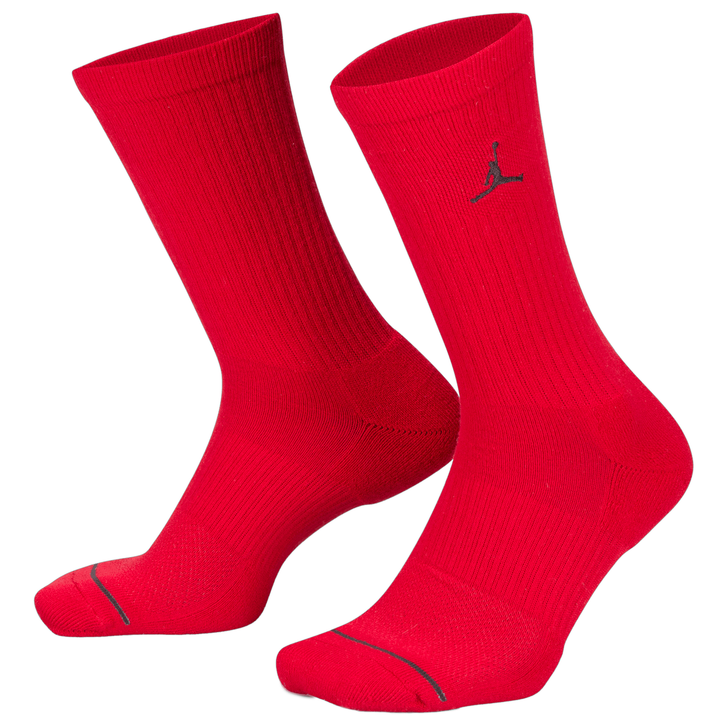Jordan Every Day Cushioned Crew 3 Pack Socks - Men's - White/Black/Red