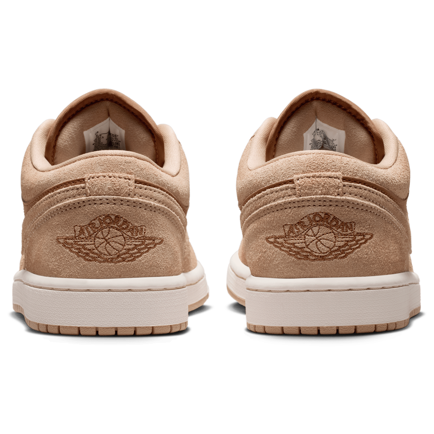 Jordan AJ 1 Low - Women's - Lt British Tan/Legend Md Brown/Chalk