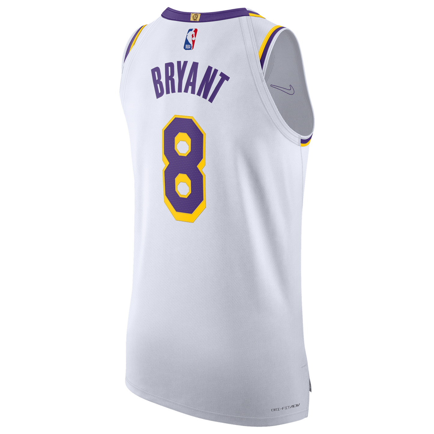 Nike Lakers Association Edition Jeresey - Men's - White/Yellow/Purple