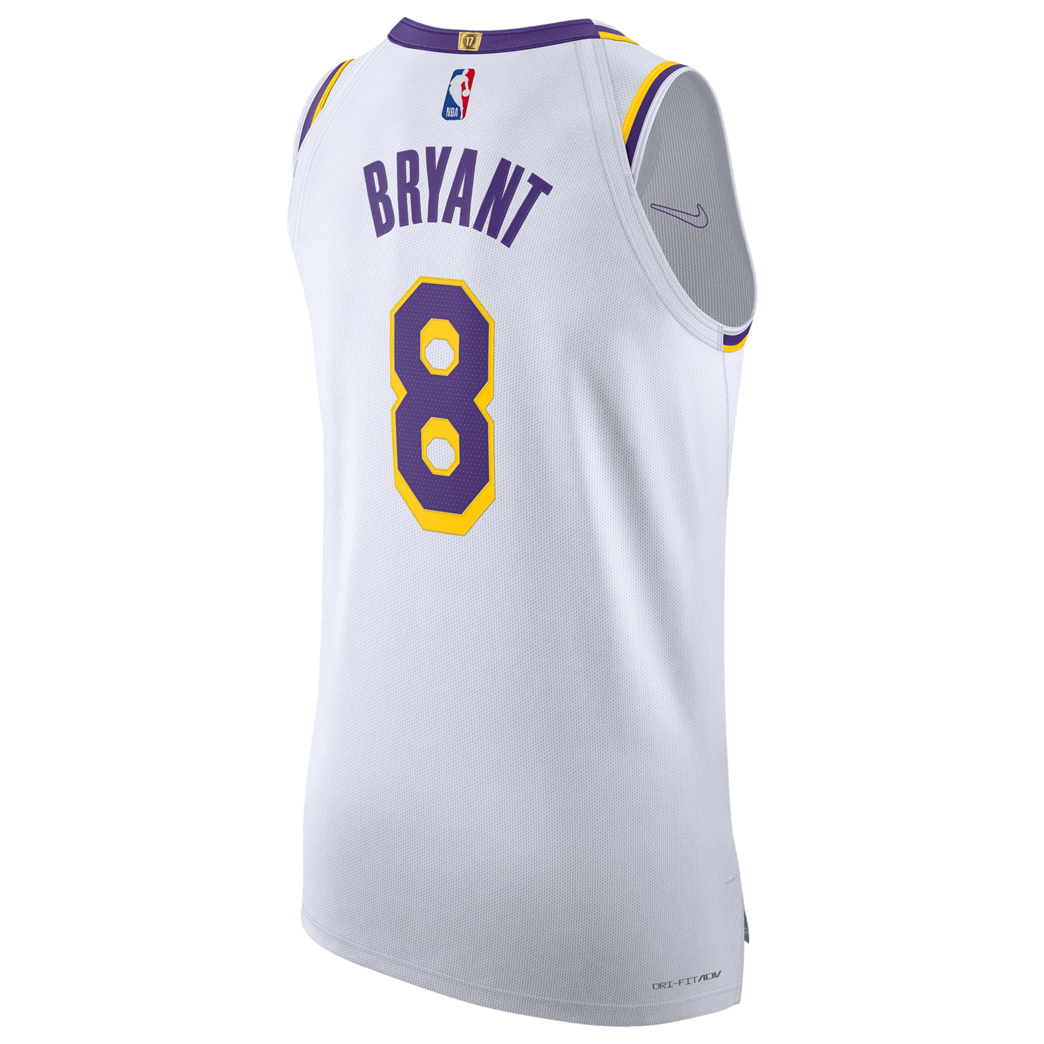 Nike Lakers Association Edition Jeresey - Men's - White/Yellow/Purple