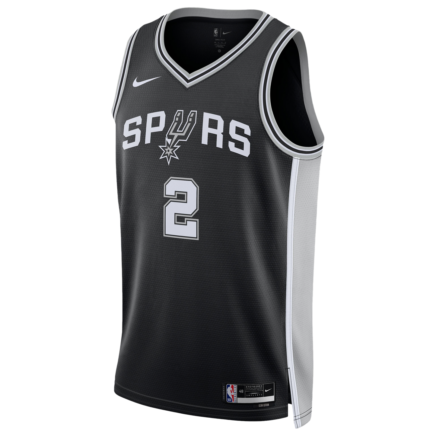 Nike NBA Swingman Icon Jersey - Men's - Black/Black