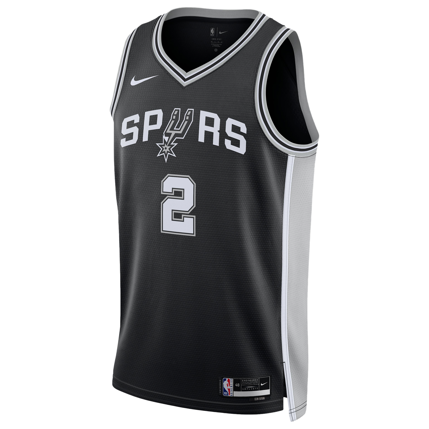 Nike NBA Swingman Icon Jersey - Men's - Black/Black
