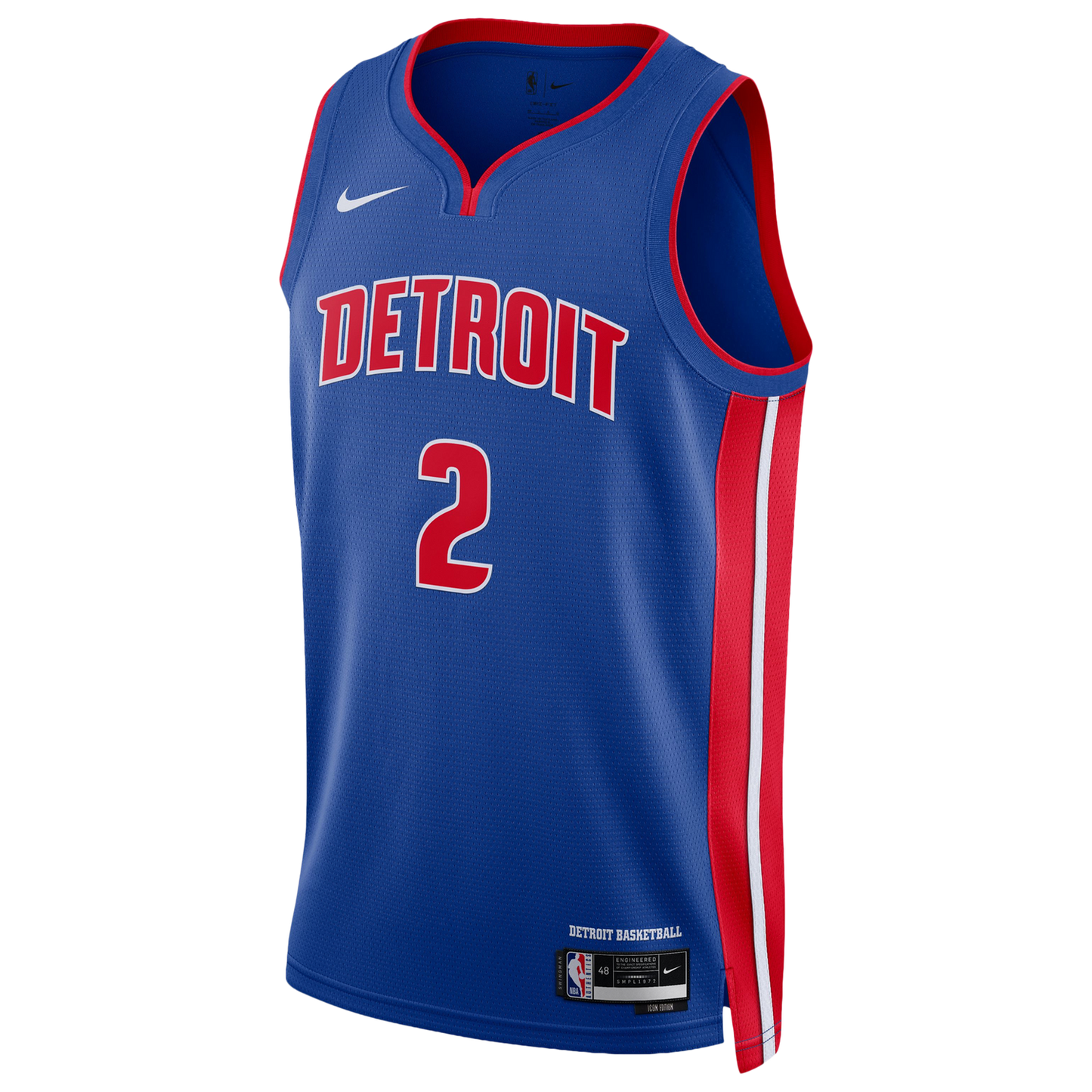 Nike Detroit Pistons Swingman Icon Edition Jersey - Men's - Blue/Blue