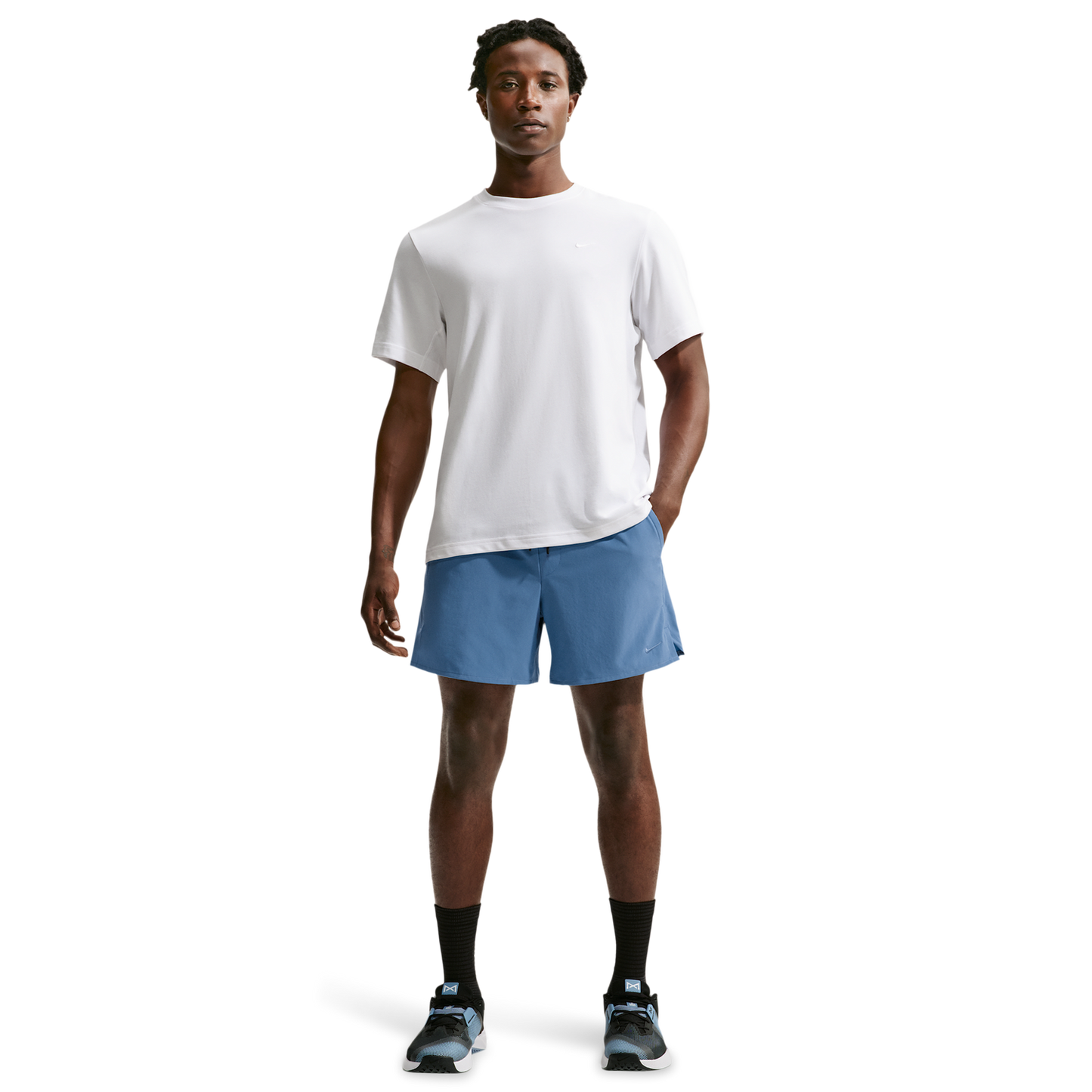 Nike Unlimited 5 Inch Unlined Shorts - Men's - Indigo Storm/Indigo Storm/Black