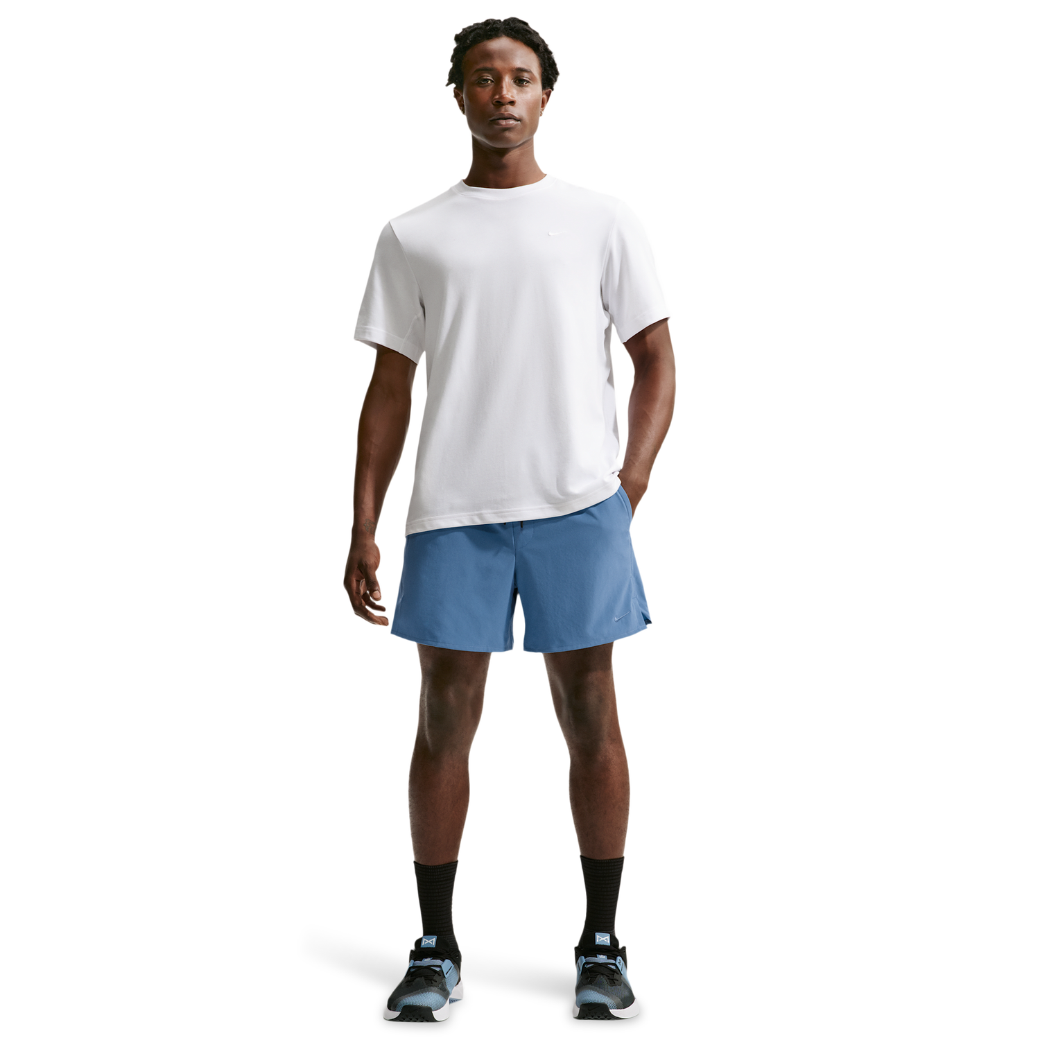 Nike Unlimited 5 Inch Unlined Shorts - Men's - Indigo Storm/Indigo Storm/Black
