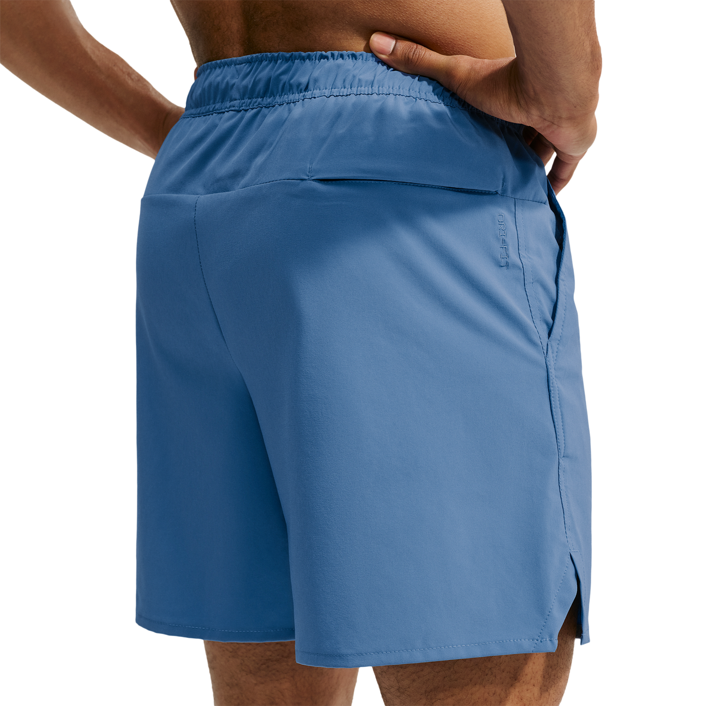 Nike Dri-FIT Unlimited Woven 7 Inch Shorts - Men's - Black/Indigo Storm/Indigo Storm