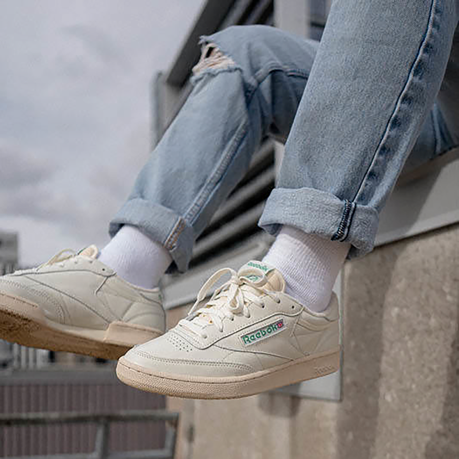 Reebok Club C 85 Vintage - Men's - White/Green
