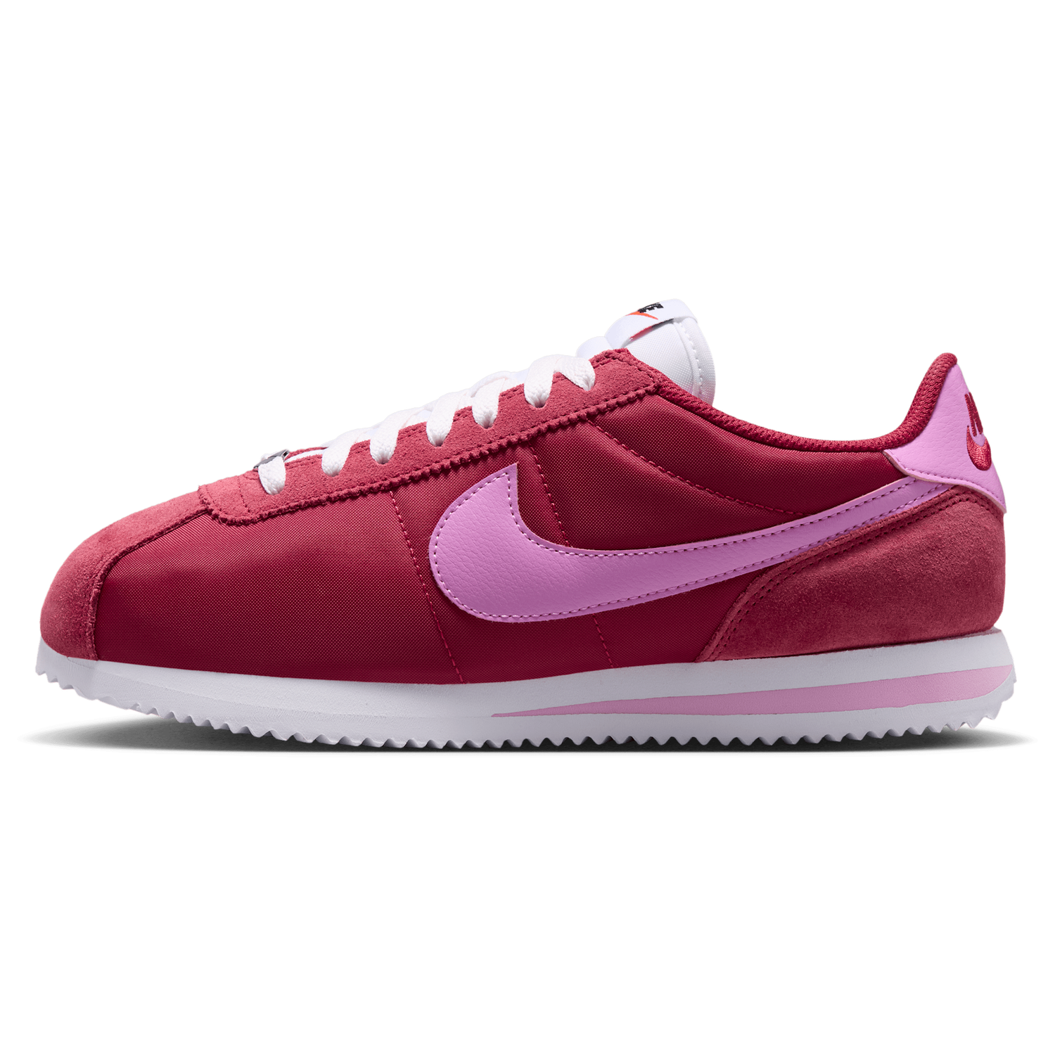 Nike Cortez - Women's - White/Tough Red/Lt Magenta