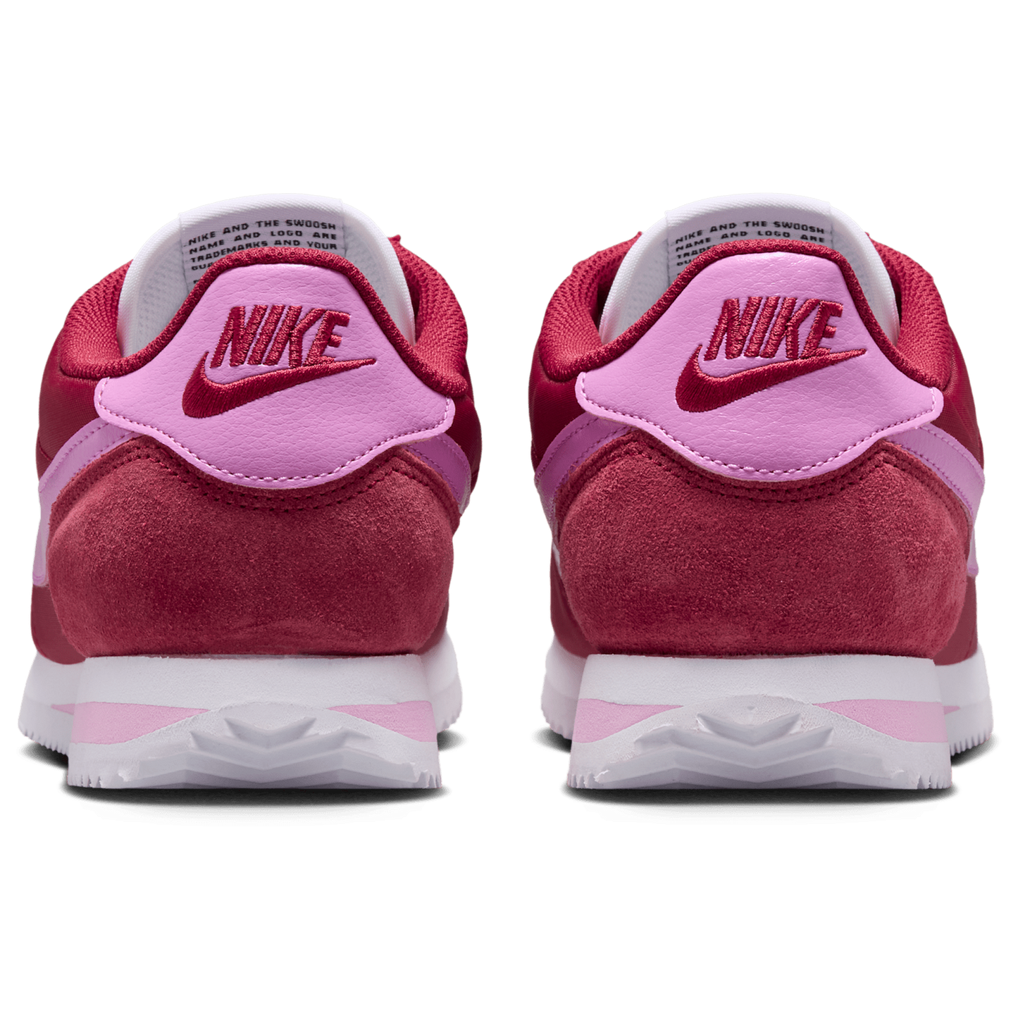 Nike Cortez - Women's - White/Tough Red/Lt Magenta
